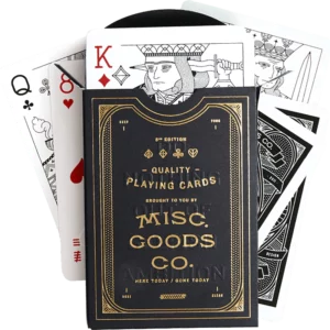 Misc. Goods Co - Playing Cards - Black